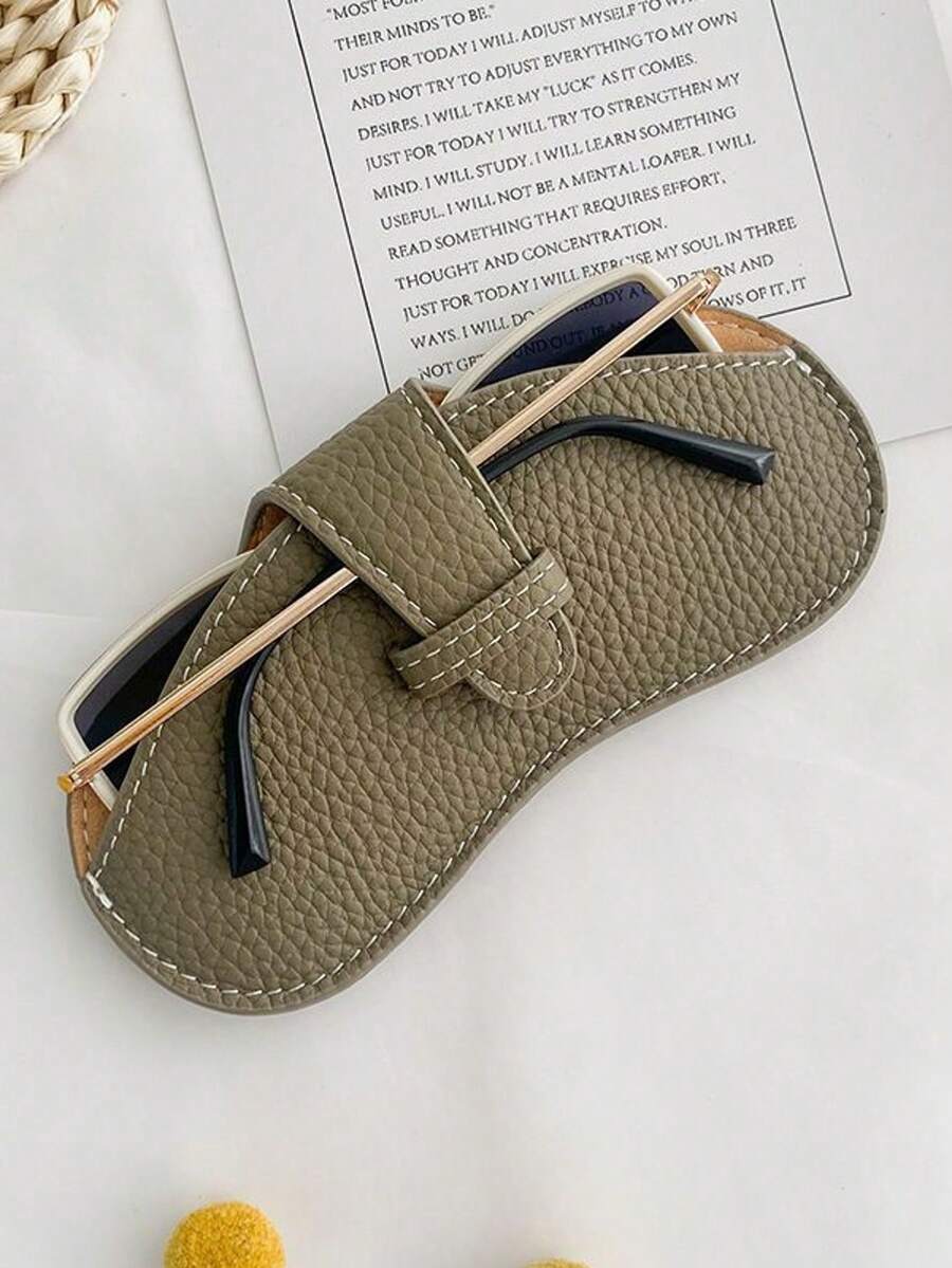 Estuche para gafas, bolsa de almacenamiento para gafas de sol, con estilo y portátil, resistente a la compresión, bolsa de almacenamiento de gafas de sol con estilo, funda para gafas de sol