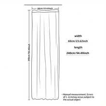2pcs Gold Christmas Decorative Curtains, Made Of Shiny Gold Fabric - Multicolor - View 4
