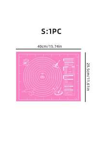 1/2pcs Thick Dough Rolling Mat, Suitable For Easy Kneading And Shaping Dough - For Making Pies, Cookies And Other Desserts, Easy To Clean Cooking Accessory, Holiday Pie Crust Mat, Rolling Pad, DIY Baking Mat, Non-Stick Baking Sheet Liner, Kitchen Utensils, Baking Tools - - - View 10