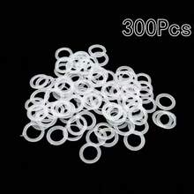 50/100/200/300 piezas Anillos de ganchillo, anillos con forma de bolsa, anillos con forma de O, discos redondos de plástico de 2 cm, adecuados para hacer formas redondas, decorar mochilas y como accesorios para masticar de mascotas - Multicolor - Ver 13