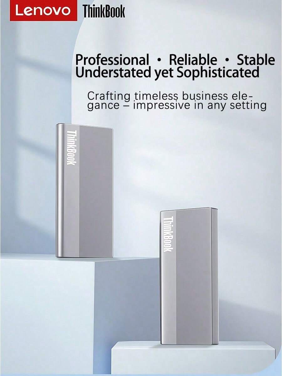 Lenovo Ổ cứng thể rắn di động tốc độ cao SU700 với tốc độ đọc cực nhanh 560MB/giây cho học tập và công việc văn phòng hiệu quả. Sao lưu dữ liệu điện thoại thông minh chỉ bằng một cú nhấp chuột. Thân máy bằng kim loại bền bỉ và di động. - Màu xám bạc - Xem 1