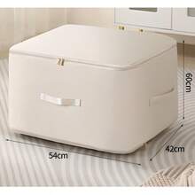 1 Thickened Twill Down Jacket & Quilt Storage Bag, Large-Capacity Compression Storage Bag, Clothing & Quilt Organizer Bag, Home Storage & Moving Bag. It Symbolizes The Space Saving Of Seasonal Storage, The Dust-Proof And Moisture-Proof Protection Of Clothing And Quilts, And The Convenience And Orderliness Of Moving Storage.