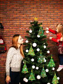 Pallina di Natale con scritta Mamma - Mamma e Bambini