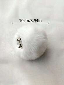 Sensual Bunny Tail, Cute Cosplay Costume Accessories, Gothic Lolita Bunny Tail Plush Ball Decoration, Holiday Party Costume Props, Easter Outfits, Valentine's Day Atmosphere Props, Halloween Accessories, Perfect Holiday Gift