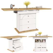 Tables - Natural + White + MDF - View 9