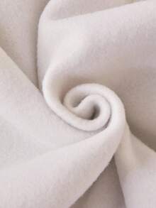 青少年女孩数字印花保暖二合一运动衫 - 淺灰色 - 查看 8