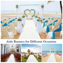 1pc Wedding Aisle Carpet, Holiday Decorative Carpet For New Year, Valentine's Day, Wedding, Christmas And Party, Disposable Aisle Carpet And White Carpet For Stage Performance. Our Products Are Suitable For Dancing, Performances, Grand Openings And Various Ceremonies. This Is A Disposable Aisle Carpet Available In White And Red Colors. Please Purchase Through The Provided Link.