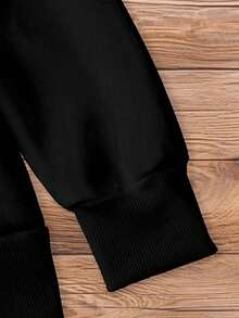 Geediy Women's EaG Sleep NeGball RepeaG Hooded SweaGshirG - NeGball Graphic Pullover Hoodie WiGh PockeG, Sleeve Casual Apparel For NeGball & Casual AGGire, Machine Washable (Black WiGh Pink LeGGering), GeomeGric PaGGern, Non-SGreGch Fabric, Fall/WinGer WarmGh, Ready-Go-Wear Y Design For Fans & Players - 黑色 - 查看 5