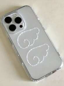 1 件简约天使翅膀手机壳适用于 Apple 17 Pro Max/16 Pro Max，全覆盖高端优雅设计适用于 15 Pro，全新兼容 13/14/12/11 保护套