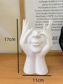 New Cream-Color Iron Wire Storage Basket, Pen Holder, Multi-Function Desktop Organizer Box For Office Supplies, Student Desk Stationery Storage, Small Size Storage Basket