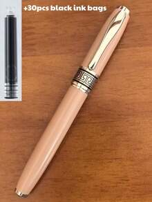 [Custom] Provide 1pc High Quality Custom, High-Quality Heavy Metal Feel, 0.5 Tip Steel Pen, With 1pc Gift Box Pocket Clip - Smooth Writing, Refillable Medium Nib, Comes With 2pcs Refills, Elegant Gift Box, Personalized Business Gift - Unique, Thoughtful Pen Gift Set For Coworkers, Friends, Family, Christmas, Back To School, Graduation, Father's Day, Thanksgiving, Valentine's Day, Mother's Day, Teacher's Day - Multicolor - View 72