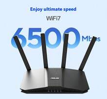 ASUS RT-BE82U WiFi7 Gaming Router, Wireless Home Router With 5 X 2.5G Ports, Ai Router Whole Home WiFi7 Kit, Aimesh Modular, 6500Mbps