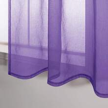 KOUFALL Girls Curtains For Bedroom,Purple Mermaid Room Decor,Lavender Sheer Ombre Baby Kids Curtains For Nursery,Lilac And Aqua Teal,63 Inch Length 2 Panels Set - Green and Purple - View 5