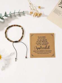 Inspirational Gifts Bracelets For Women Healing Natural Stone Bracelets - Get Well Soon Gifts For Women Best Friends Sister Girls - Life Is Tough But So Are You Bracelet - Đá Jasper A-d - Được trân trọng - Xem 5