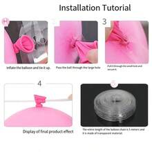 مجموعة إكسسوارات البالونات 1-8 قطع، سلسلة بالونات ذات فتحتين، نقاط غراء البالونات، شرائط عقدة الفراشة البالونات، فيونكة، نقاط بولكا، إكليل، مناسبة لحفلات الزفاف وأعياد الميلاد والتخرج والعودة إلى المدرسة وعيد الهالوين وعيد الميلاد