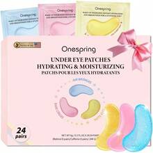 Eye Masks 24 Pairs Caffeine, 24K Gold And 1 Retinol Under Eye Patches Puffy Eyes, Dark Circles Fine Lines, Eye Gels Pads Refreshing And Revitalizing - Under Eye Skin Care