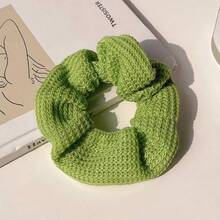 2025 Scrunchie de punto para mujeres - Accesorio de cabello vintage dulce, Lazo de cabello elástico suave, Diadema de otoño e invierno, Anillo de cabello de uso diario lindo, Decoración de cabello de moda para niñas, Retro Scrunchie de punto, Accesorio de peinado cómodo, Regalo perfecto para sus amigas, Lazo de cabello elegante para fiestas y looks casuales, Lazos de cabello, Scrunchie