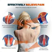 Women's Posture Corrector - Adjustable Back Support Belt For Spine, Gym And Daily Posture Improvement - Non-Restrictive Shaping Belt, Posture Corrector, Fashionable Design, Adjustable Shoulder Straps - Black - View 2