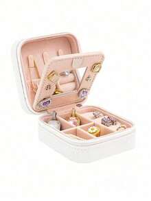 Large Capacity Jewelry Box, Jewelry Organizer Box, Multi-Function Jewelry Display Box, Gift For Women, Christmas Gift