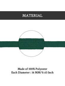 1 Pair 16MM Chunky Thick Flat Wide Jumbo Shoe Laces Replacement Laces For Sneaker Shoes - Green - View 3