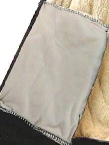 男士休闲羊毛夹克 - 黑色立领，拉链口袋，涤纶衬里，秋冬季完美之选，冬季休闲装 | 立领夹克 | 拉链夹克，男士冬季夹克 - 黑色 - 查看 9