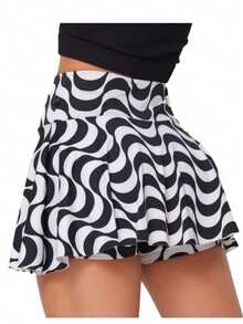 Short Skirt Ruffle In High Quality Suplex Perfect For Trains High Cost - Impresión3 - Ver 3