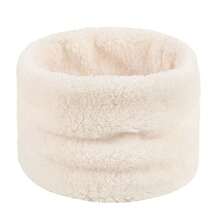 1 件多功能羊毛围脖，保暖学生户外骑行围脖