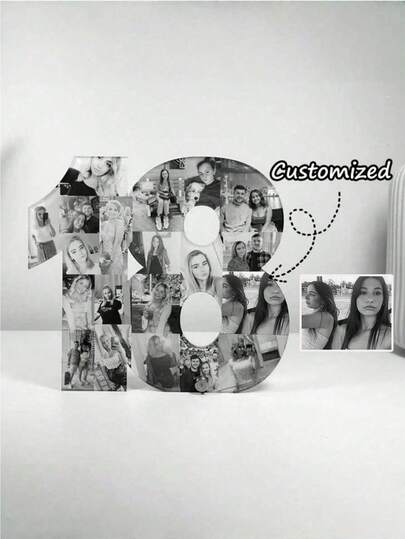 Personalisierte Weihnachtsgeschenke für Nummern 1 bis 99, Geburtstagsfotos für das Jahr 2026, Fotos mit den Buchstaben A, B, C, D, E, Fotocollagen zur Entwicklung, Geburtstagsgeschenke, Weihnachtsfotos, perfekte Geschenke zum Muttertag und Vatertag, ideale Präsente für Liebhaber und Freunde.