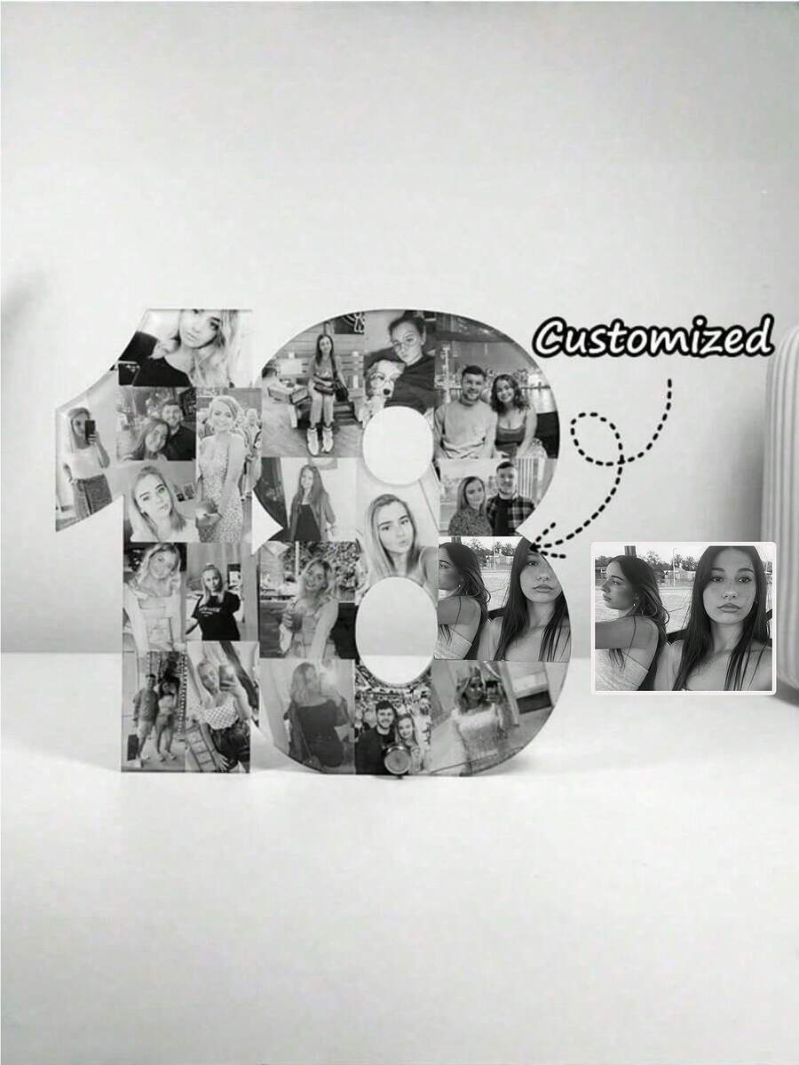 Personalisierte Weihnachtsgeschenke für Nummern 1 bis 99, Geburtstagsfotos für das Jahr 2026, Fotos mit den Buchstaben A, B, C, D, E, Fotocollagen zur Entwicklung, Geburtstagsgeschenke, Weihnachtsfotos, perfekte Geschenke zum Muttertag und Vatertag, ideale Präsente für Liebhaber und Freunde.