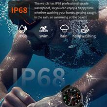 GUHUAVMI 1.7inch Big Screen Men's Outdoor Sports Smartwatch, Built In 1100mAh Ultra Large Capacity Battery, With Bluetooth Call, Voice Assistant, Reminder Function, Strong LED Flashlight, DIY Watch Face, Fitness Tracker Watch(Step Counting, Distance, Calories), GPS Motion Tracking, Compass, Multi Sport Modes, IP68 Waterproof Smart Watch For Women, Compatible With Android IOS Mobile, Best Gifts - 彩色 - 查看 9