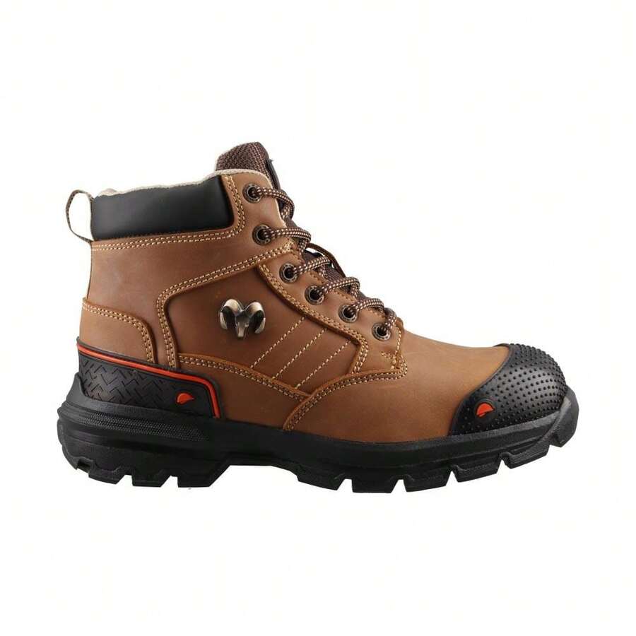 IMPULS Bota Ram Hombre Casual Cómoda Resistente - Café - Ver 1
