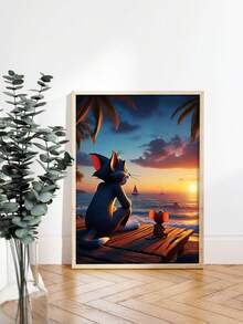 WB 1 pièce Affiche des Supers Nanas sans cadre, peintures décoratives pour la maison, affiches vintage classiques. Décoration de salle, bar, café, style nordique pour la maison, chambre à coucher