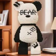 4,010pcs Fashion Bear DIY Model Building Blocks, Creative Educational Bricks Designed For Teens And Adults, Adult Puzzle Toys, Home Decor, Birthday & Christmas Gifts - Multicolor - View 3