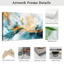 1pc, Majestic Phoenix Canvas Wall Art, Vibrant Aurora Borealis Northern Lights Forest Scene Print, Fantasy Mythical Bird Artwork, Stretched Gic Canvas Decor For Living Room Bedroom Office, Stunning Visual Art Piece With Eye-Catching Colors, Ready To Hang - Nhiều màu - Xem 8