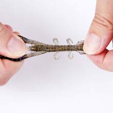 25pcs Soft Fishing Lures Shrimp Bait Suitable For Freshwater And Saltwater