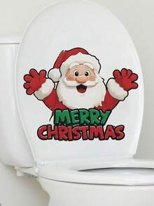 1 Stück mehrteiliger PVC Wandaufkleber, Klassische Weihnachtsserie 3D Plüsch-Weihnachtsmann, Weihnachtsmann, Schneemann, Kamin Dekorationen, geeignet für Schlafzimmer, Wohnzimmer, Arbeitszimmer, Esszimmer, Badezimmer, Heim Wanddekoration, Raumdekoration