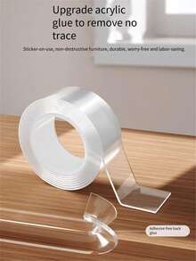 Transparent Edging Protective Anti-Collision Strips, Thickened & Widened, Glue-Free Home Use Table Corner Protection Cover, Wall Corner Soft Pad - Clear - View 8