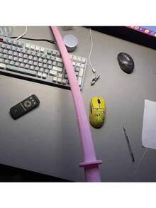 1pc 2024 New Samurai Sword, Telescopic Sword, Martial Arts Toy Sword, Extendable Length, Convenient Carry - Multicolor - View 8