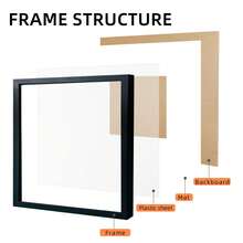 1pc 10"X10" Classic Fashion Square Picture Frame, Black/White Frame, Displays 5"X5" Photo With Mat Or 10"X10" Photo Without Mat, Suitable For Displaying Christmas Cards, Handcrafts, Family Photos, Can Be Displayed On Desk Or Hung On Wall (Photo For Reference Only, No Photo Paper Included)