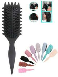 Trident 美发造型梳 – 弹力气垫梳，适用于卷发，防毛躁分区梳，带气囊设计，居家护发，打造蓬松卷发，梳子，发梳，木梳，发梳，梳子，理发师，后梳，梳子，梳头发，卷发梳，解结梳，球形梳，迷你发梳，卷发产品，圣诞节，美发，木梳，发梳，迷你发梳，解结梳，发梳，卷发梳，美发设备，旅行必备，发型，美发，发梳，后梳，造型梳，卷发梳，边缘梳，发梳，梳头发，发梳套装，梳头发，卷发梳，解结梳，女士发梳，头发，旅行，美发产品，美发工具，美发用品，理发师，理发师配件，理发店，美发设备