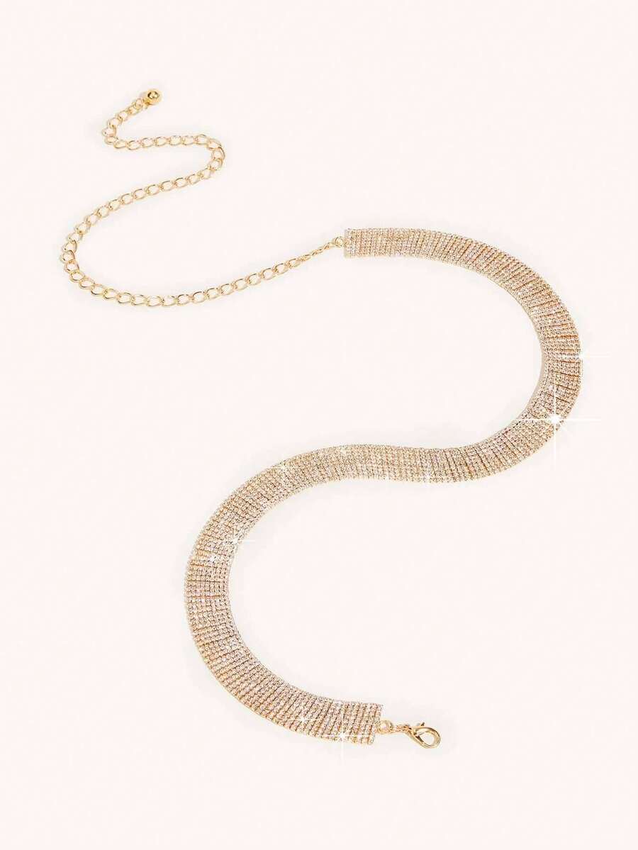 1 Stück Damengürtel mit Strass Verzierung