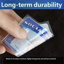 10-Piece Card Holder Set, Hard Card Holder, Card Film Protective Cover, PVC Transparent Driver's License Holder, Business Card, Student Medical Card Waterproof Protective Cover, Clothing Accessories, Men's Accessories, Men's Wallets & Card Holders, Men's Card Holders, Document Holders & Card Holder Accessories.