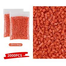 1000/2000/5000 hạt nhựa nhỏ 2.6mm, hạt ghép hình pixel, hạt sắt nung chảy, hạt trang trí DIY chất lượng cao, quà tặng thủ công. - Đậu - Xem 37