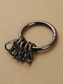 1 pieza Mini Mosquetón de Aleación con Clip de Resorte Micro, Adecuado para Mochilas, Llaves, Llaveros - 5 piezas de Llaveros Incluidos, Llavero Ligero, Mosquetón Multiusos Pequeño, Utilizable en Interiores y Exteriores. Los Usos en Interiores Incluyen Colgar Herramientas Eléctricas, Equipo de Camping, Herramientas y Suministros Automotrices. También Adecuado para Colgar Luces, Plantas en Macetas, Herramientas y Cajas de Almacenamiento del Garaje. Un Regalo Ideal para Novios, Esposos y Padres. Cordones para Bolsos con Soporte para Identificación Accesorios para Automóviles Adornos para Bolsos Navidad