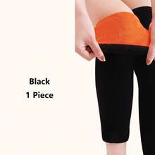 1 件超长全羊毛护膝，保暖厚羊毛护膝，适合老年人，男女通用，秋冬