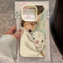 Jesus Holding Lamb Gentle Protection Design Case For  16 Pro Max,  15 Pro Max/14/16 Plus/13 Pro/12/11 – Premium TPU, Stylish And Durable Protective Cover,Suitable For  17 Air - 白色 - 查看 3