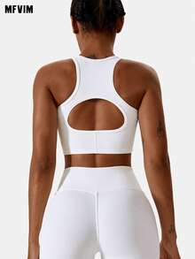 MFVIM Damen Sport Trägerhemd, Formende Weste, Hochelastische Lauf- und Fitness-Bekleidung, Stoßabsorbierende Weste, Bequem & Hautfreundlich, Geeignet für alle Jahreszeiten