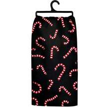 2 pièces/100 pièces Serviettes de cuisine et gants de vaisselle avec motif de rennes de Noël et de cannes en bonbon, convenant à la décoration intérieure des restaurants, cuisines et salles de bain, à la décoration de fête, aux cadeaux de fête, en tant que cadeau