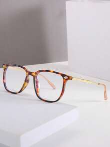 Classic Square Metal Frame Glasses With Clear Lenses, Cyberpunk Style, Unisex - Suitable For Computer Use, Minimalist Design Square Black Frame Transparent Glasses For Men & Women, Versatile Accessory For Back To School, Fashion & Portable, Flattering Facial Shape, Suitable For Daily Decoration, Reading, Gaming, Computers, Back To School, Street Style, Travel, Fishing, Sports, Festivals, Beach, Driving, Vacation, Outdoor Activities, Parties