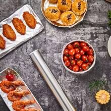 Heavy-Duty Extra Thick Large Aluminum Foil Roll - Extra Wide 30.0x2000.0cm Baking Sheet, Oven, Grill, Deep Fry - Extreme Heat Resistant, Non-Stick, Easy Cleanup - Commercial & Home Kitchen Use - Disposable, Grilling Essentials, Smooth Surface., Oven , Disposable Sheet, Nonstick Surface, Durable Material, Cooking Sheet, Professional Cooks, Food Service - Multicolor - View 6